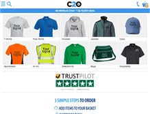 Tablet Screenshot of clothes2order.com